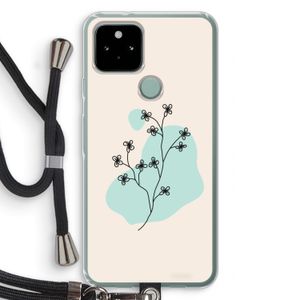 Love your petals: Pixel 5 Transparant Hoesje met koord