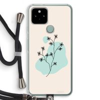 Love your petals: Pixel 5 Transparant Hoesje met koord