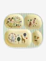 Melamine diner kinderbord FUN FAIR MINT rice mintgroen