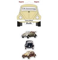 Volkswagen Beetle Silhouette Magneet Set van 3 - thumbnail
