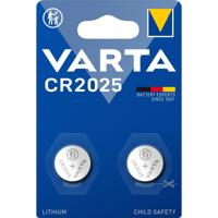 Batterij varta knoopcel 2x cr2025 lithium