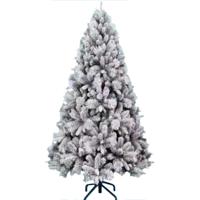 Kerstboom Home ESPRIT Groen PVC Metaal Besneeuwd 116 x 116 x 180 cm