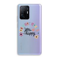 Happy days: Xiaomi 11T Pro Transparant Hoesje