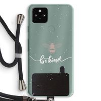 Be(e) kind: Pixel 5a 5G Transparant Hoesje met koord