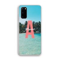 Pacific Dream: Samsung Galaxy S20 Transparant Hoesje