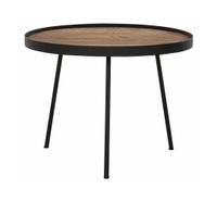 DTP Home Salontafel 'Saturnus' Teakhout, 50cm, kleur Naturel