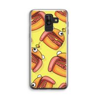 Hamburger: Samsung Galaxy J8 (2018) Transparant Hoesje