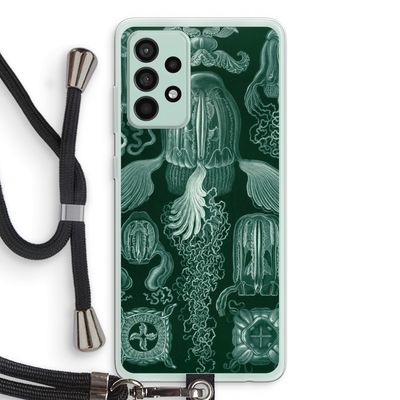 Haeckel Cubomedusae: Samsung Galaxy A52s 5G Transparant Hoesje met koord