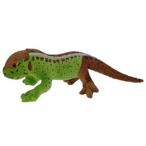 Cornelissen Zandhagedis knuffel - 38 cm - groen/bruin - pluche knuffels - Reptielen