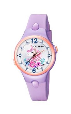 Horlogeband Calypso K5783-3 / K5783-A / K5783-C Kunststof/Plastic Paars