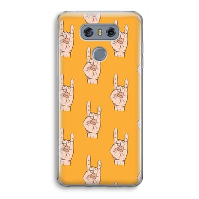 Rock: LG G6 Transparant Hoesje