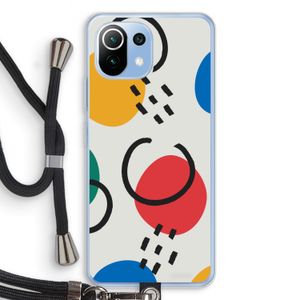 Illustratieve pop 3: Xiaomi Mi 11 Lite Transparant Hoesje met koord