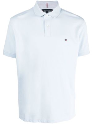 Tommy Hilfiger polo à patch logo - Bleu