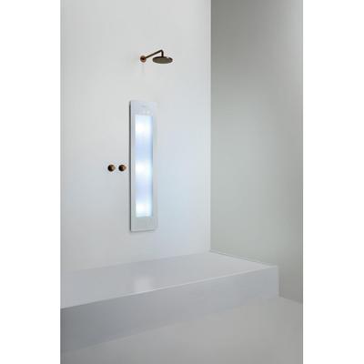 Sunshower Round Medium Plus infrarood + UV licht opbouw incl. wandbeugel 140x33x12cm White M0600-M0101-SML0700