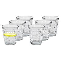 Alessandro Drinkglazen Marsella - 6x stuks - glas - 230 ml - 8 x 9 cm