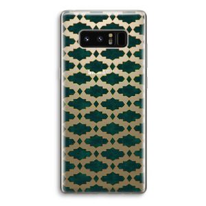 Moroccan tiles: Samsung Galaxy Note 8 Transparant Hoesje