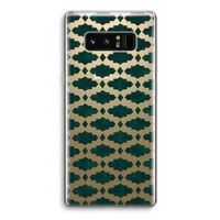 Moroccan tiles: Samsung Galaxy Note 8 Transparant Hoesje