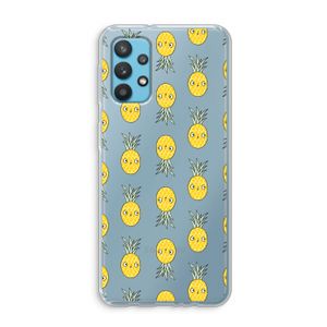 Ananas: Samsung Galaxy A32 4G Transparant Hoesje