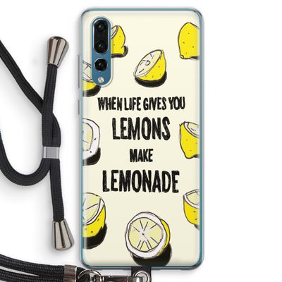 Lemonade: Huawei P20 Pro Transparant Hoesje met koord