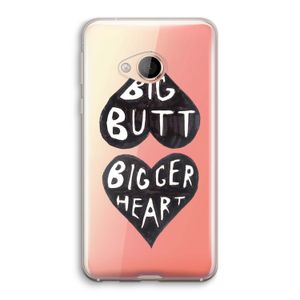 Big butt bigger heart: HTC U Play Transparant Hoesje
