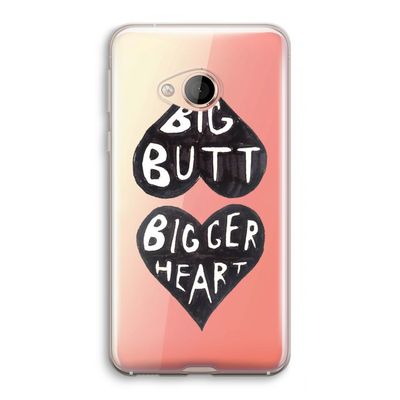 Big butt bigger heart: HTC U Play Transparant Hoesje