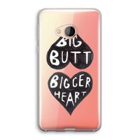 Big butt bigger heart: HTC U Play Transparant Hoesje