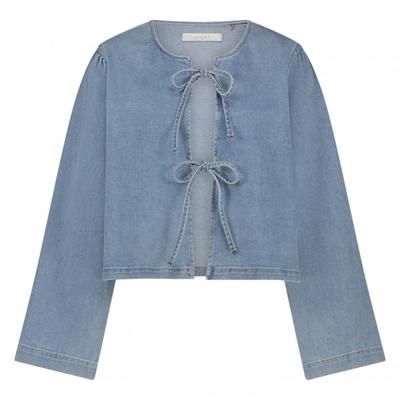 Nukus - Blauw | Dames | Spijkerjas | Blauw | S | regular | Kamst mode