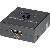 Maxtrack CS 32 L HDMI-switch Bidirectioneel bruikbaar 3840 x 2160 Pixel Zwart - thumbnail