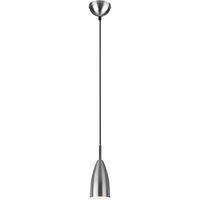 LED Hanglamp - Hangverlichting - Trion Farona - E14 Fitting - 1-lichts - Rond - Mat Nikkel - Aluminium - thumbnail