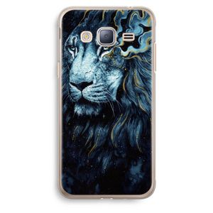 Darkness Lion: Samsung Galaxy J3 (2016) Transparant Hoesje