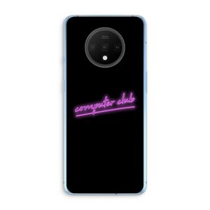 Vice Black: OnePlus 7T Transparant Hoesje