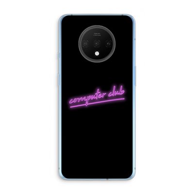 Vice Black: OnePlus 7T Transparant Hoesje