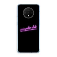 Vice Black: OnePlus 7T Transparant Hoesje