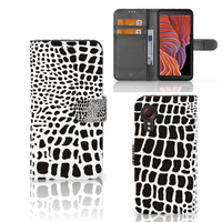 Samsung Galaxy Xcover 5 Telefoonhoesje met Pasjes Slangenprint