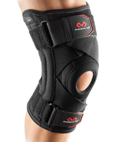 McDavid 425R Knee Support With Stays And Cross Straps - Black - L
