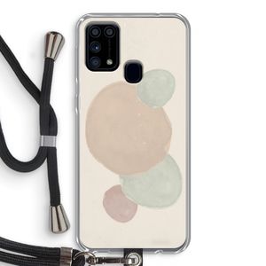 Geo #9: Samsung Galaxy M31 Transparant Hoesje met koord
