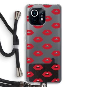 Lips: Xiaomi Mi 11 Transparant Hoesje met koord