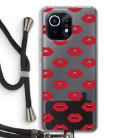 Lips: Xiaomi Mi 11 Transparant Hoesje met koord
