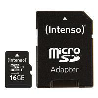 Intenso microSD-Card Class10 UHS-I 16GB Speicherkarte - thumbnail
