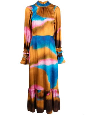 Helmstedt robe Alina à imprimé abstrait - Multicolore
