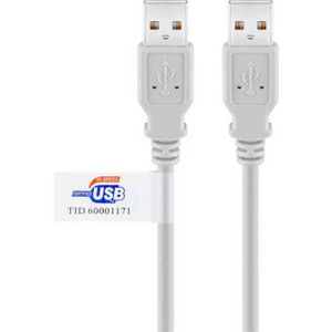 Goobay 50796 USB-kabel USB 2.0 2 m USB A Grijs