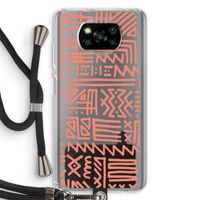 Marrakech Pink: Xiaomi Poco X3 NFC Transparant Hoesje met koord