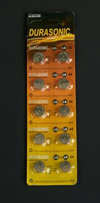 Blister 10 stuks knoopce lampjes batterij Durasonic - Coenbakker