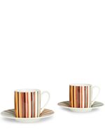 Missoni Home ensemble de tasses à café Stripes Jenkins - Blanc - thumbnail