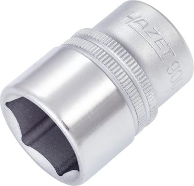 HAZET Dopsleutel 900-22 · 1/2 inch (12,5 mm) vierkant hol · Buiten-zeskant-tractieprofiel · SW 22 mm