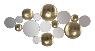 GOUDEN PANEEL SPIEGEL GLAM CM 118X2,5X60
