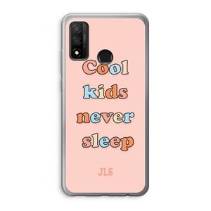 Cool Kids Never Sleep: Huawei P Smart (2020) Transparant Hoesje