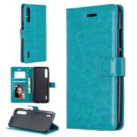 Voor Xiaomi mi a2 Crazy Horse textuur horizontale Flip lederen draagtas met houder & kaartsleuven & portemonnee & fotolijstjes (blauw)