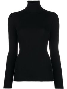 Wolford pull nervuré à col roulé - Noir