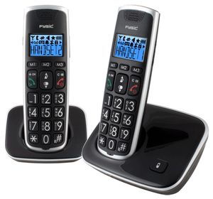 Fysic FX-6020 telefoon DECT-telefoon Zwart Nummerherkenning